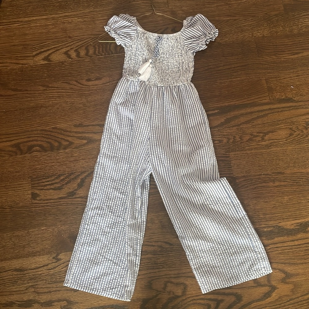 Seersucker Jumpsuit